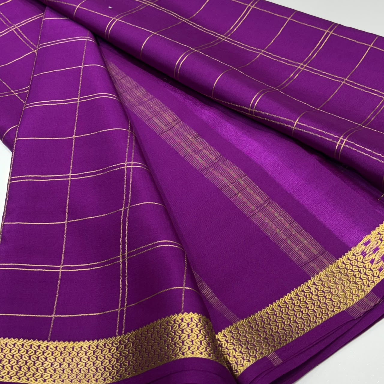 Pure Mysore Crepe Silk Saree