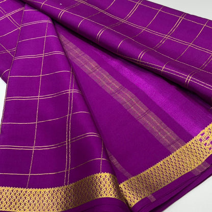 Pure Mysore Crepe Silk Saree