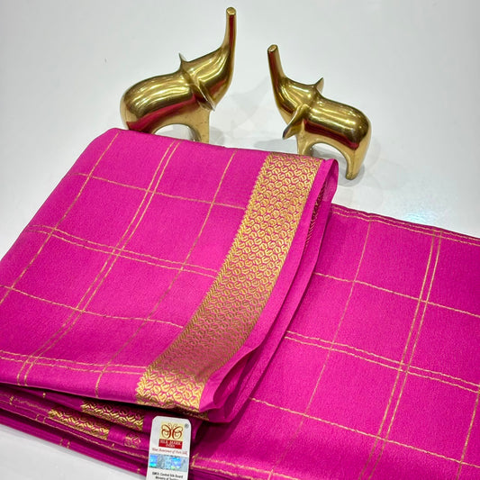Pure Mysore Crepe Silk Saree