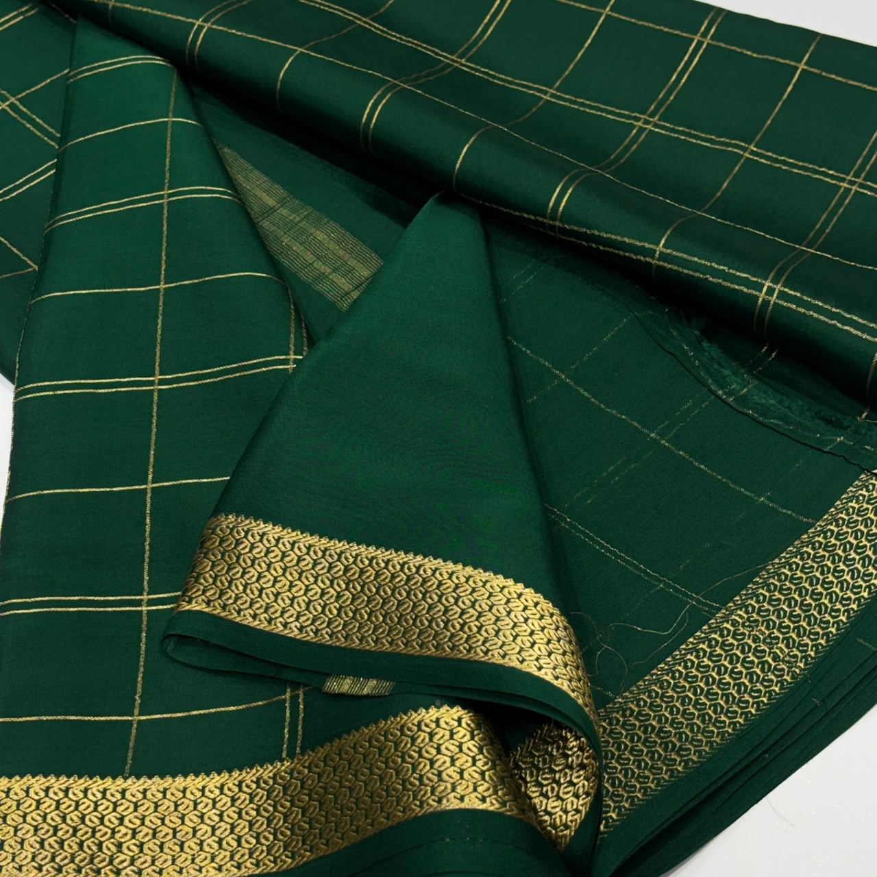 Pure Mysore Crepe Silk Saree