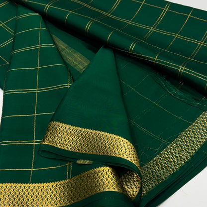 Pure Mysore Crepe Silk Saree