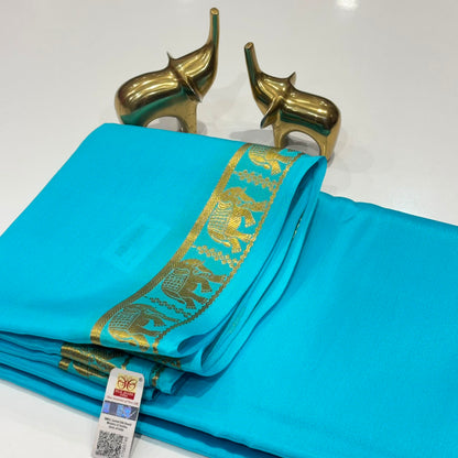 Pure Mysore Crepe Silk Saree