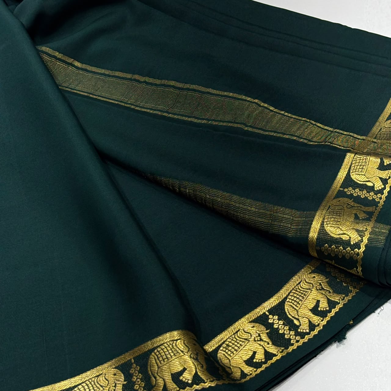 Pure Mysore Crepe Silk Saree
