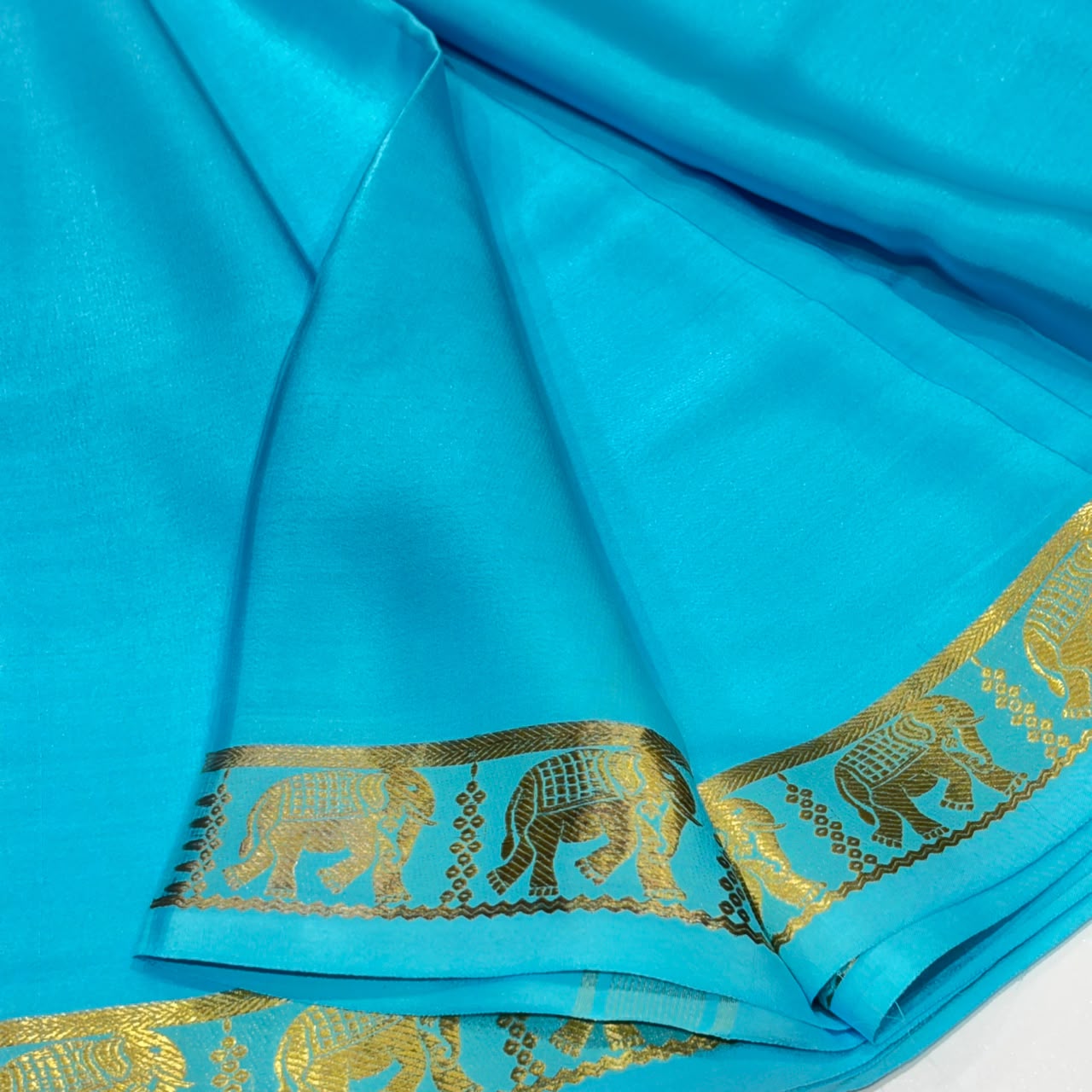 Pure Mysore Crepe Silk Saree