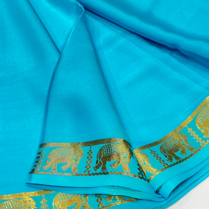 Pure Mysore Crepe Silk Saree