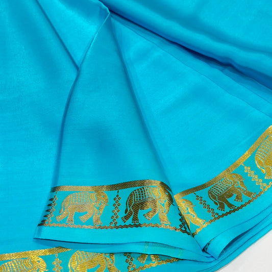 Pure Mysore Crepe Silk Saree
