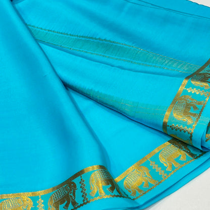 Pure Mysore Crepe Silk Saree