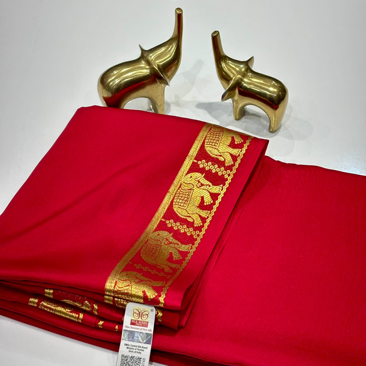 Pure Mysore Crepe Silk Saree