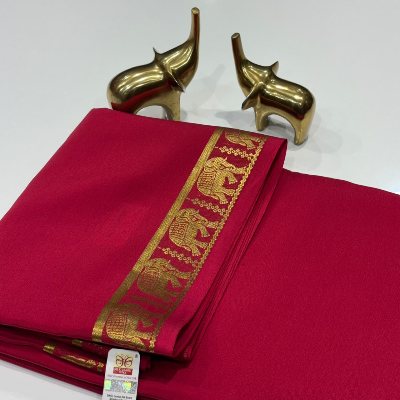 Pure Mysore Crepe Silk Saree