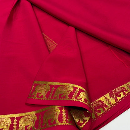 Pure Mysore Crepe Silk Saree