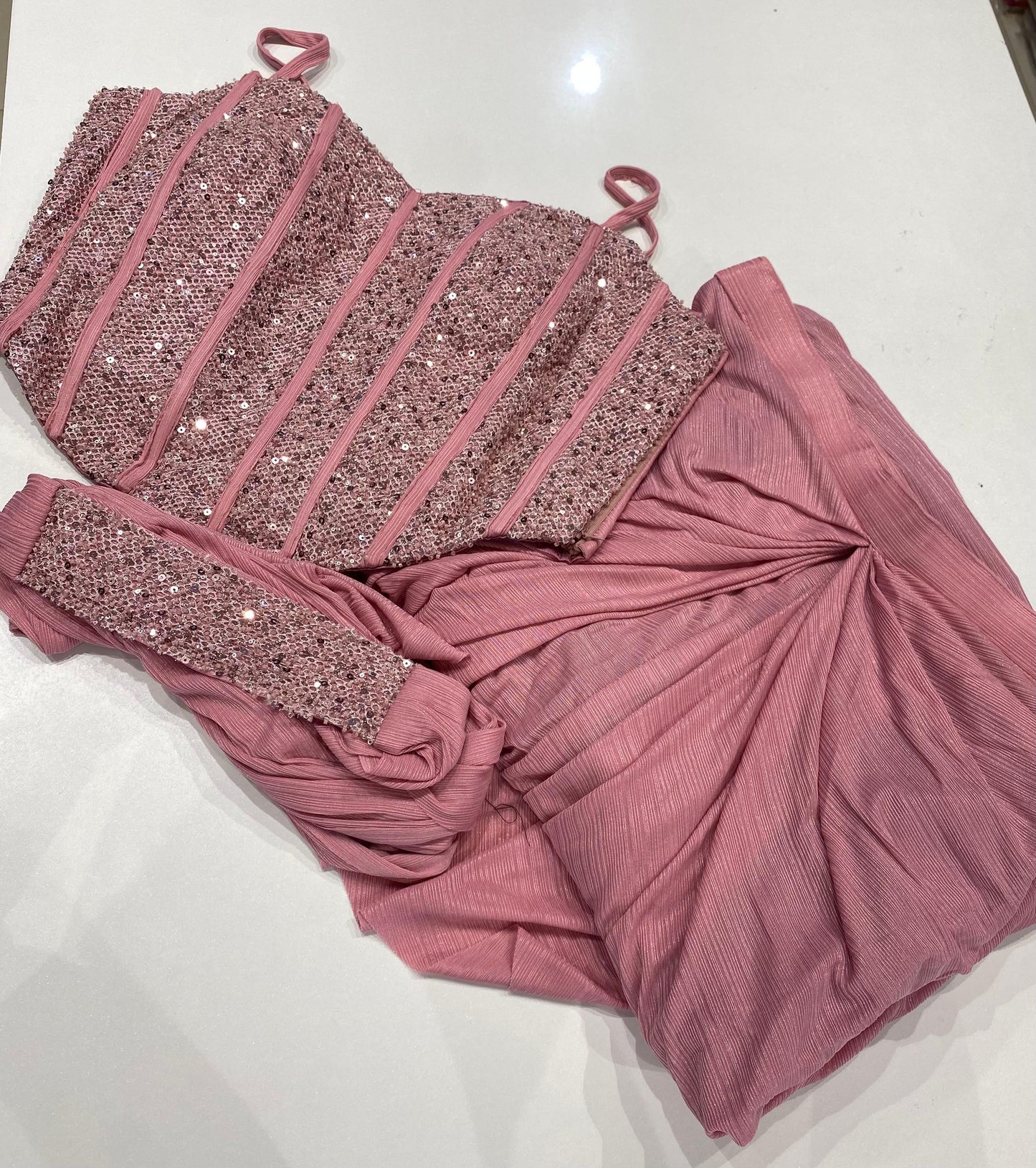 Indo-Western Ready Made Saree