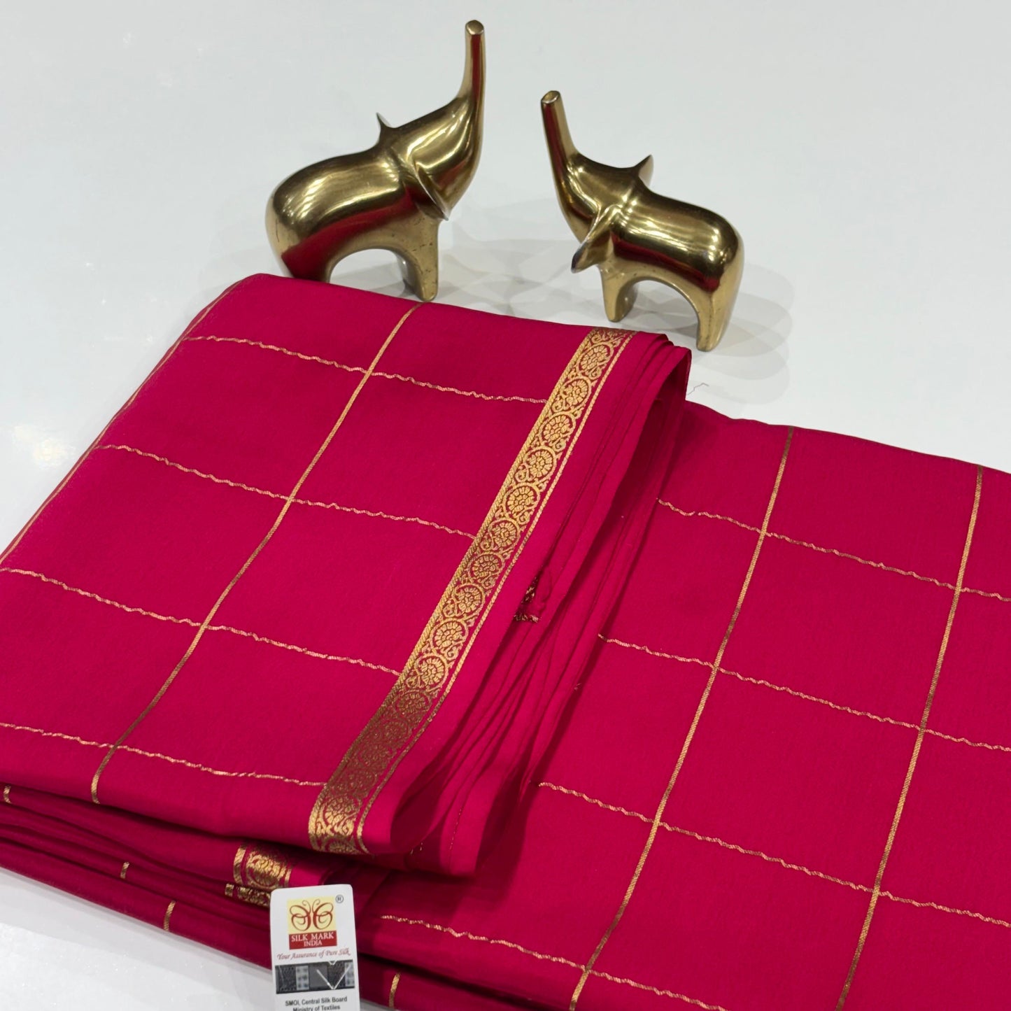 Pure Mysore Crepe Silk Saree