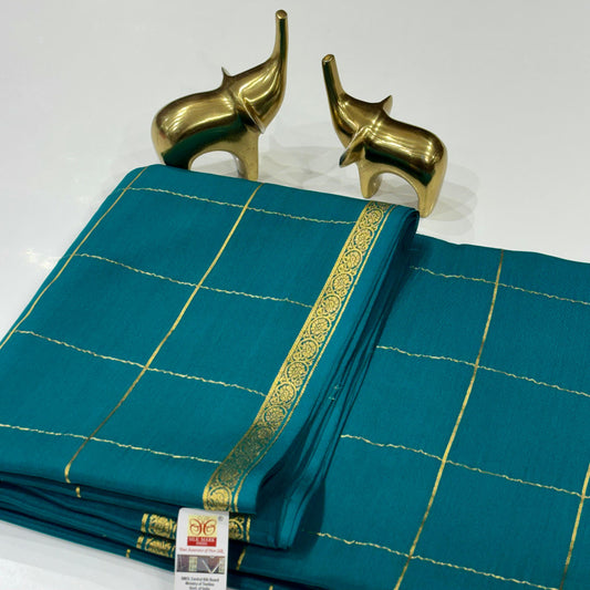 Pure Mysore Crepe Silk Saree