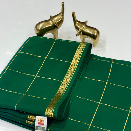 Pure Mysore Crepe Silk Saree