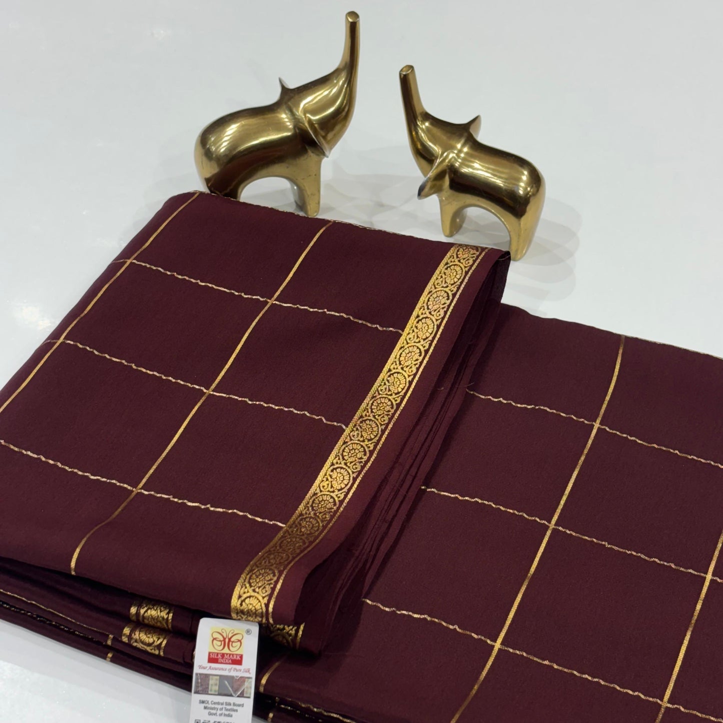 Pure Mysore Crepe Silk Saree