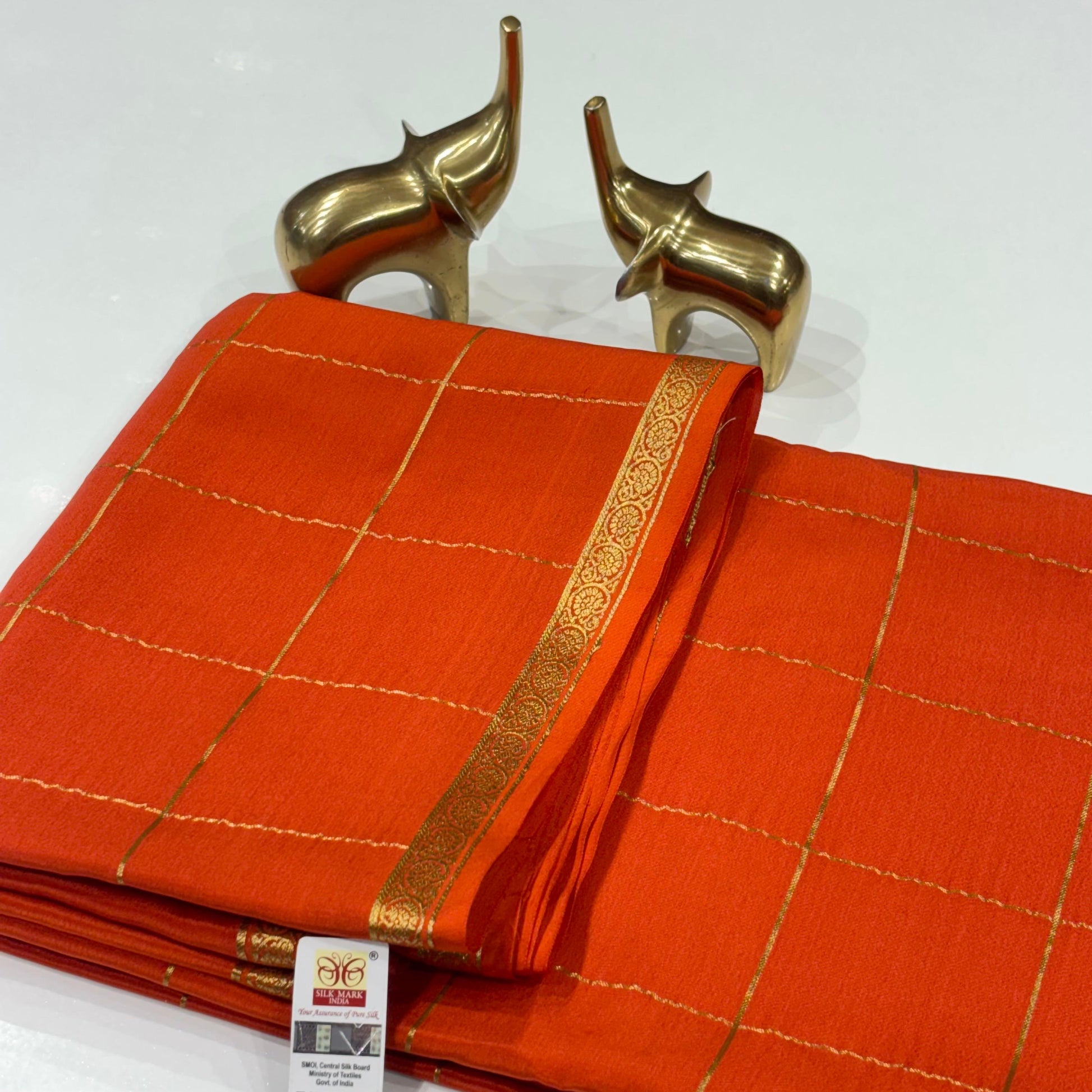 Pure Mysore Crepe Silk Saree