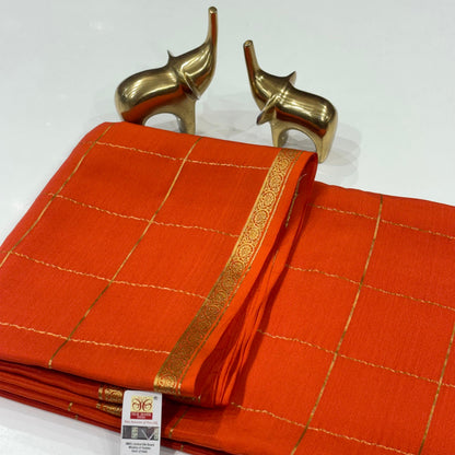 Pure Mysore Crepe Silk Saree
