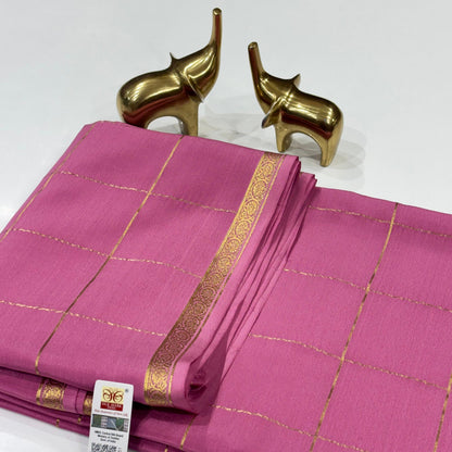 Pure Mysore Crepe Silk Saree