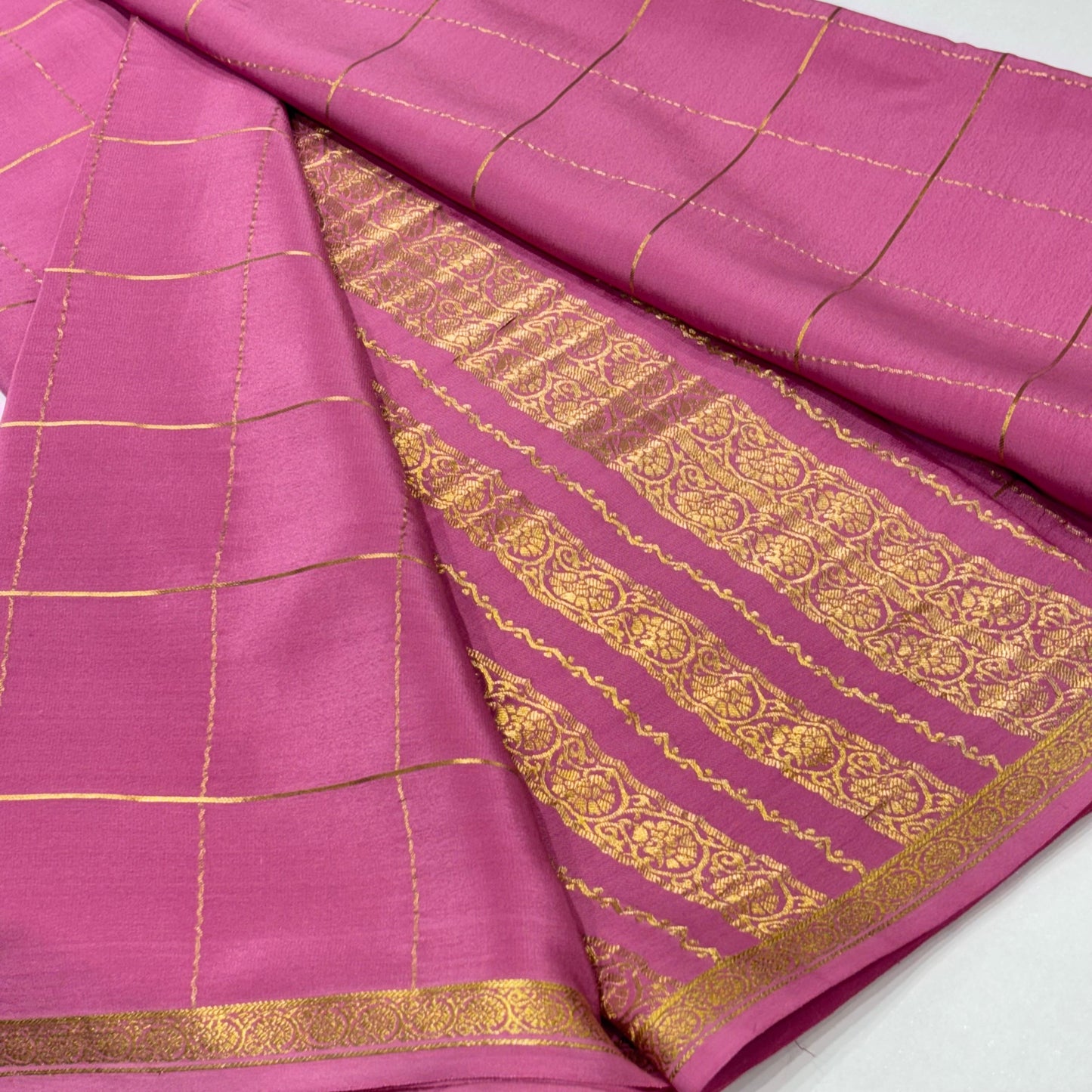Pure Mysore Crepe Silk Saree
