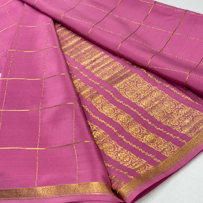 Pure Mysore Crepe Silk Saree