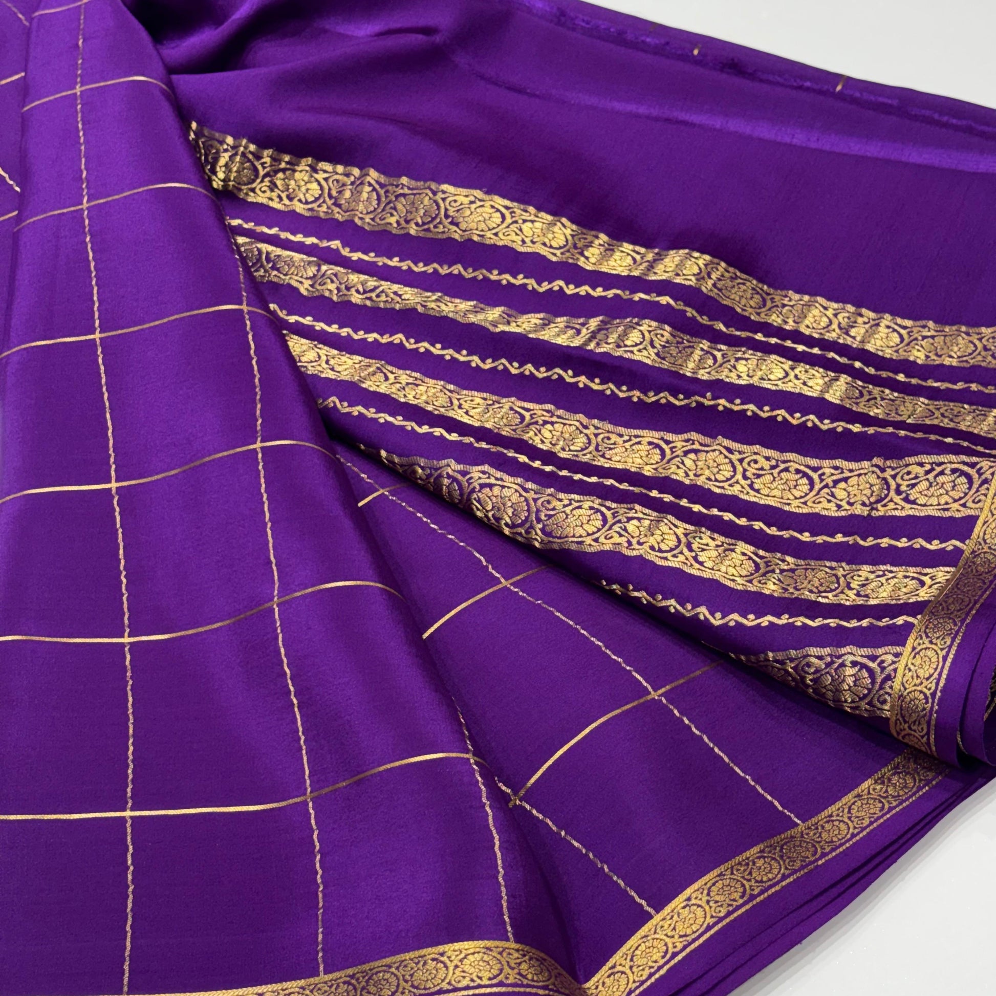 Pure Mysore Crepe Silk Saree