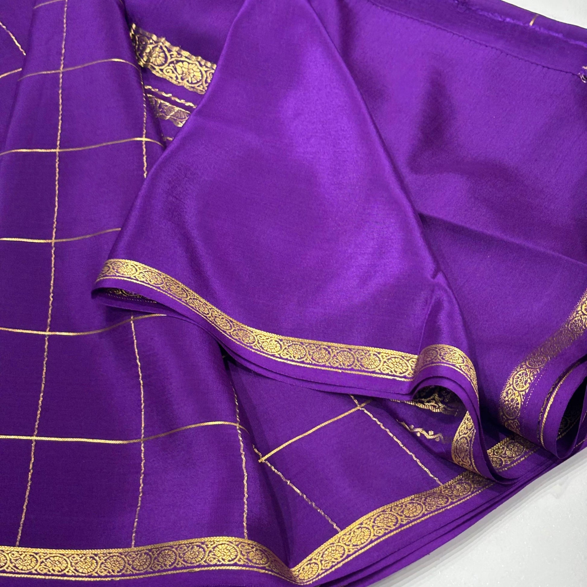 Pure Mysore Crepe Silk Saree