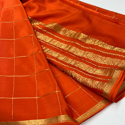 Pure Mysore Crepe Silk Saree