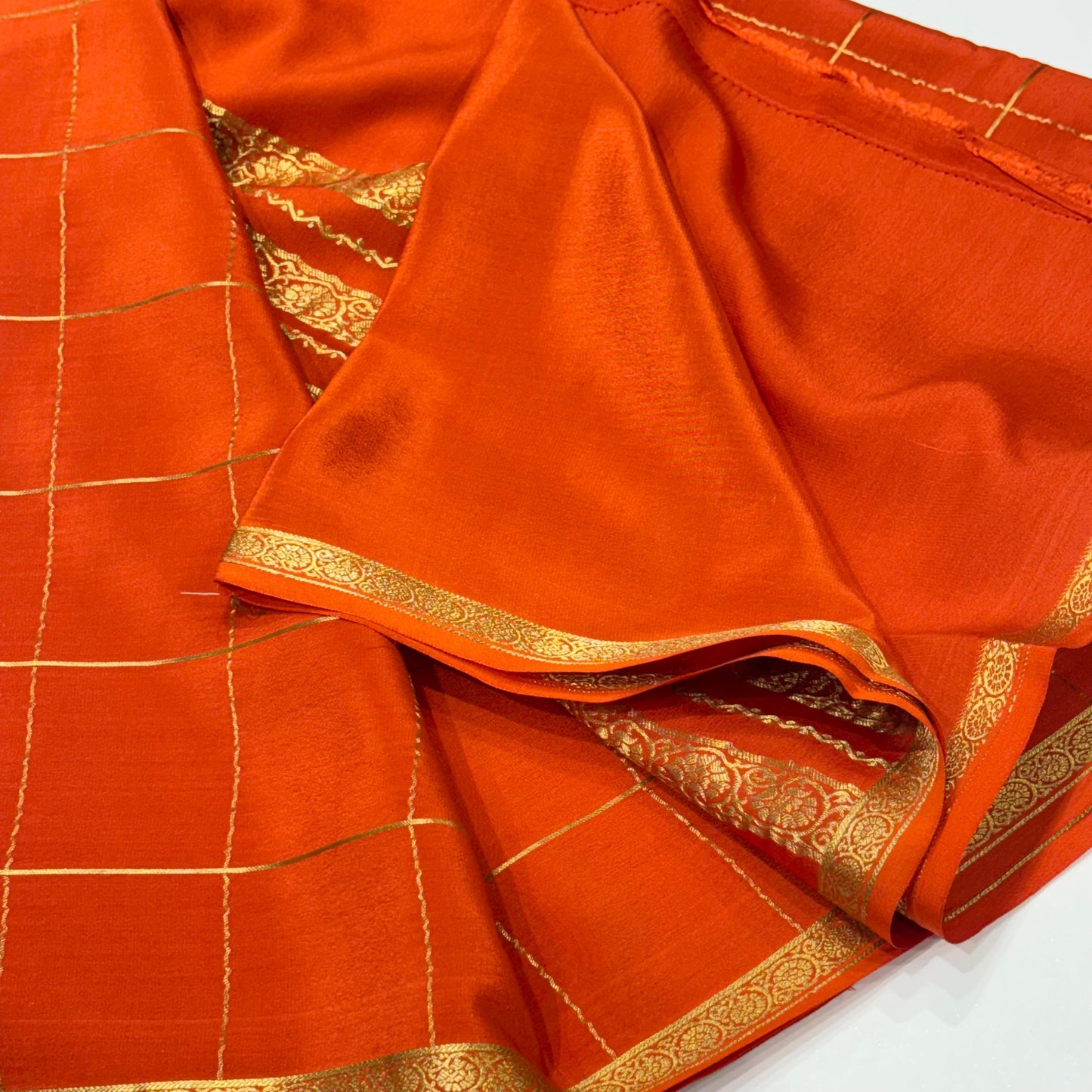 Pure Mysore Crepe Silk Saree