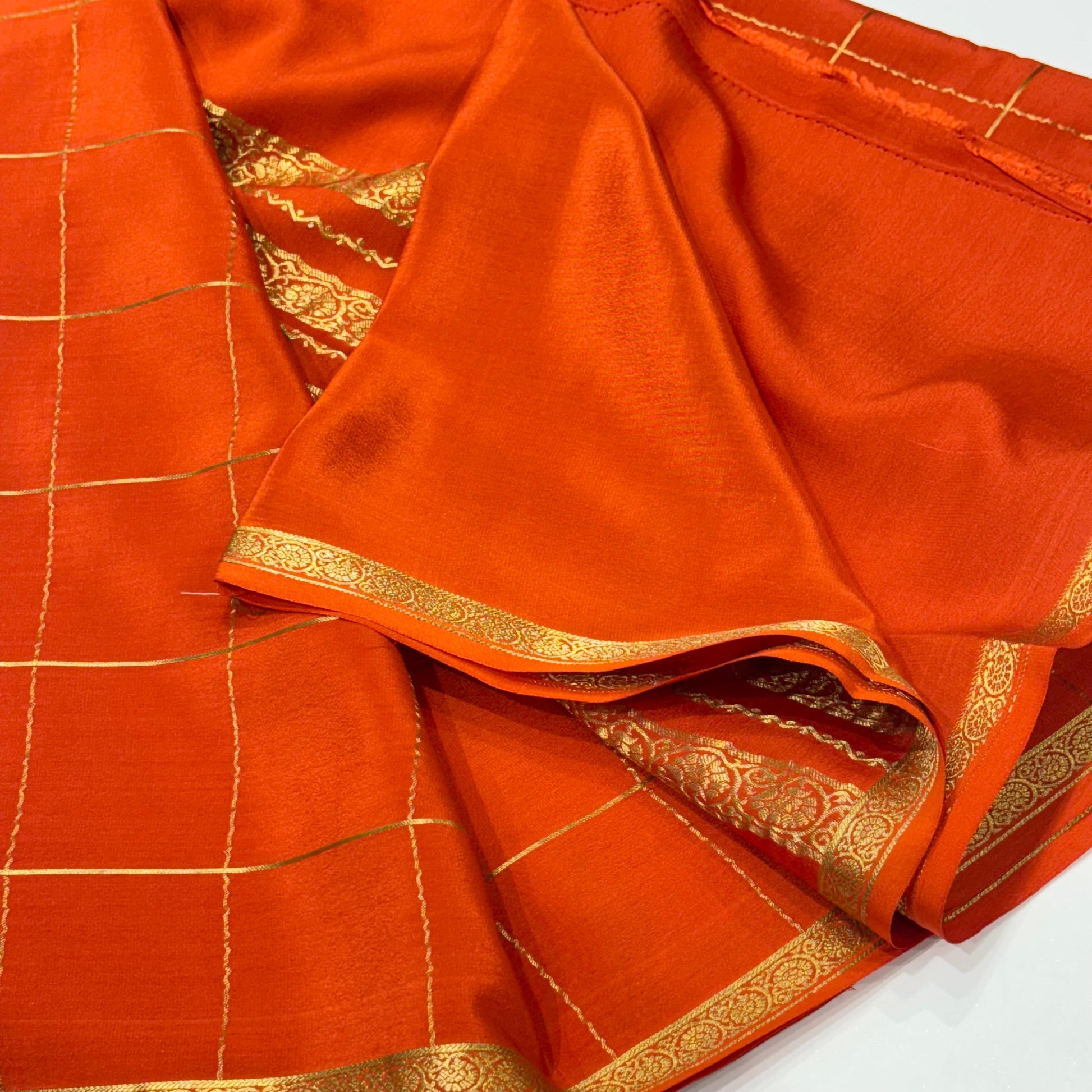 Pure Mysore Crepe Silk Saree