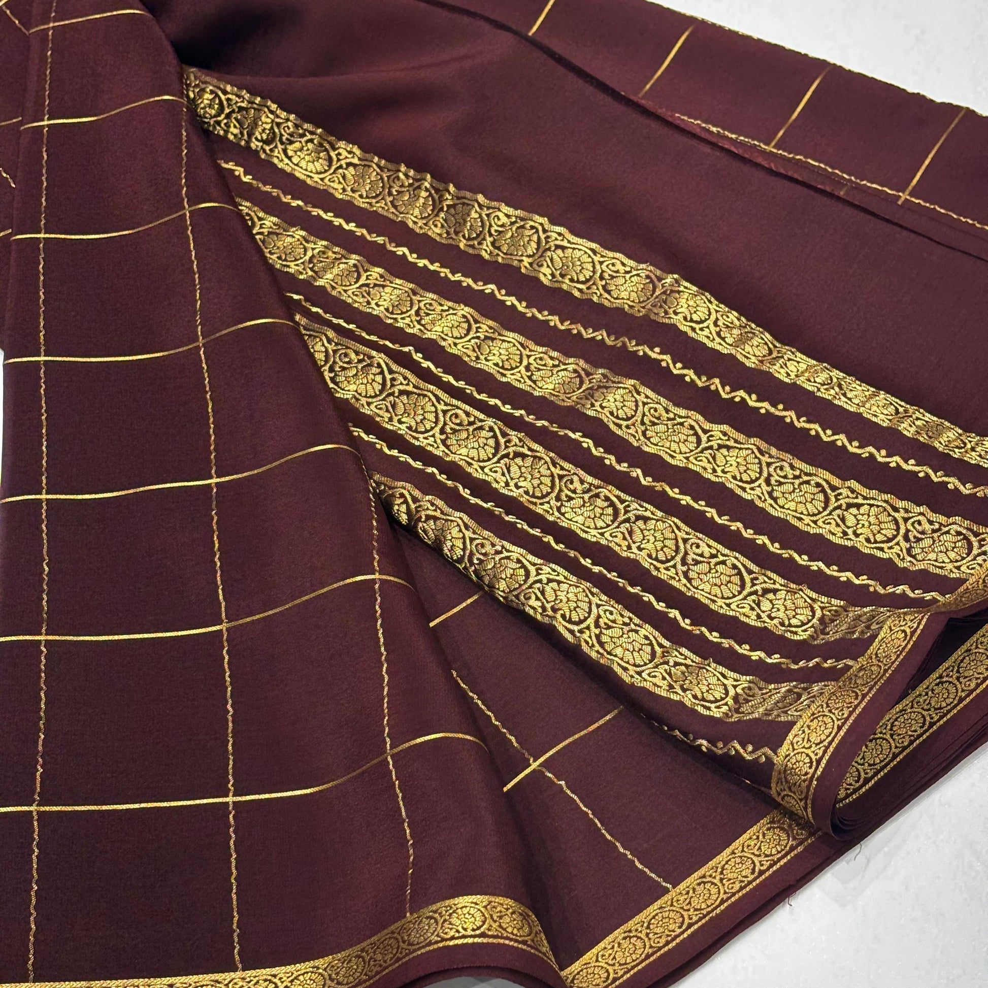 Pure Mysore Crepe Silk Saree