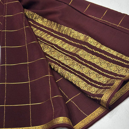 Pure Mysore Crepe Silk Saree