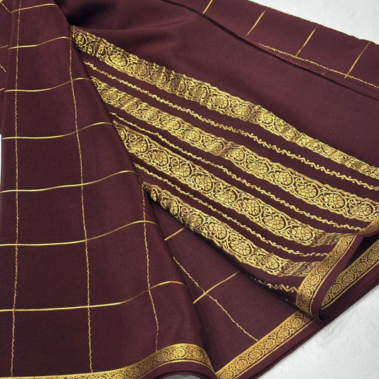 Pure Mysore Crepe Silk Saree