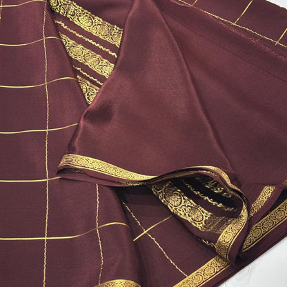 Pure Mysore Crepe Silk Saree