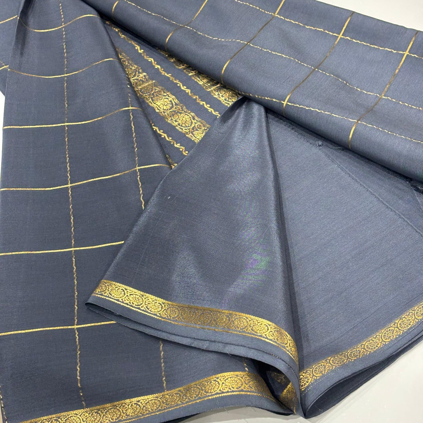 Pure Mysore Crepe Silk Saree