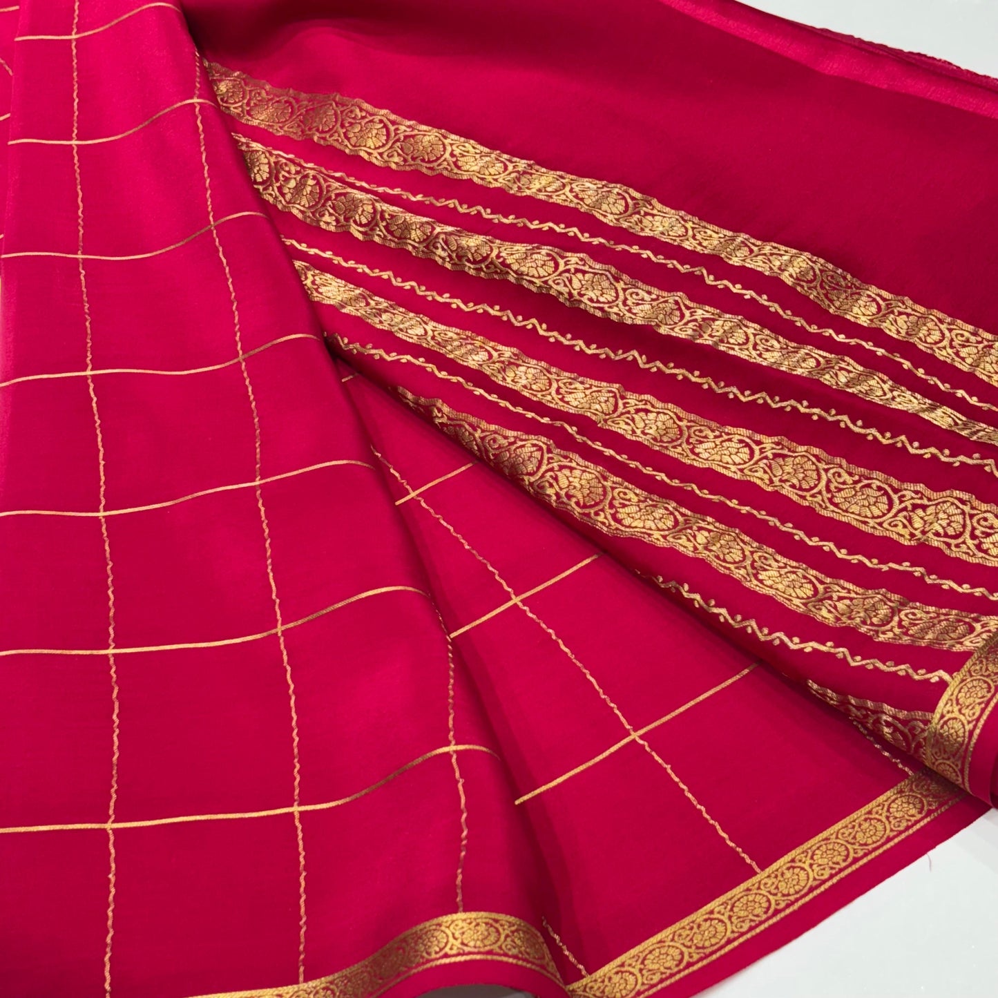 Pure Mysore Crepe Silk Saree