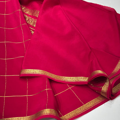 Pure Mysore Crepe Silk Saree