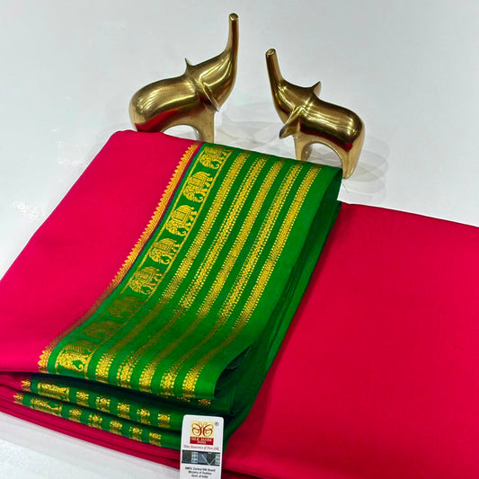 Pure Mysore Crepe Silk Saree