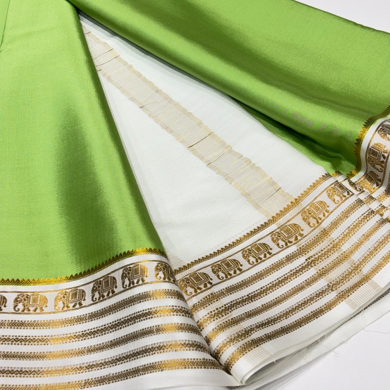 Pure Mysore Crepe Silk Saree