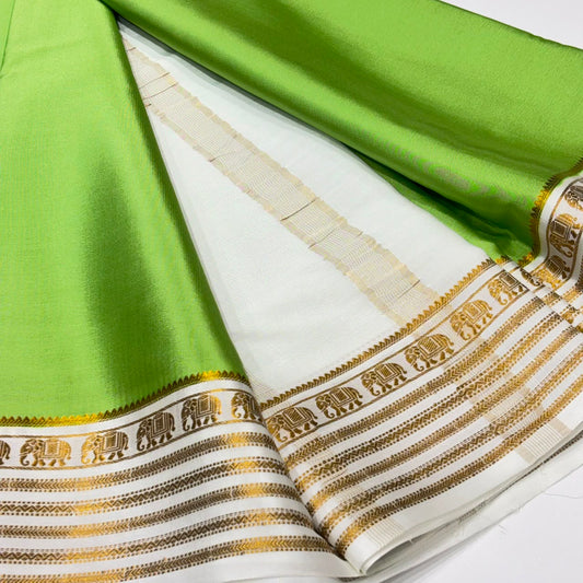 Pure Mysore Crepe Silk Saree