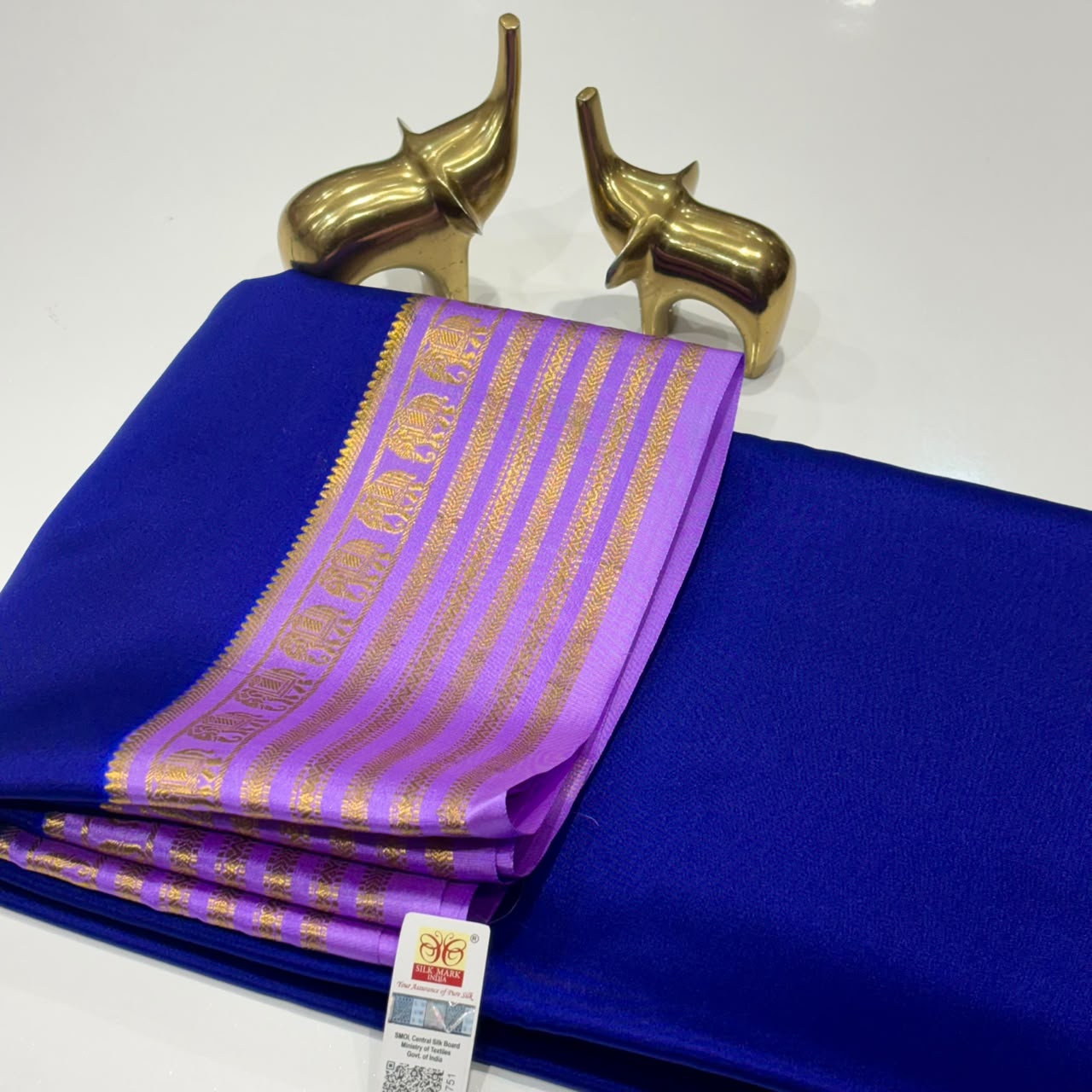 Pure Mysore Crepe Silk Saree
