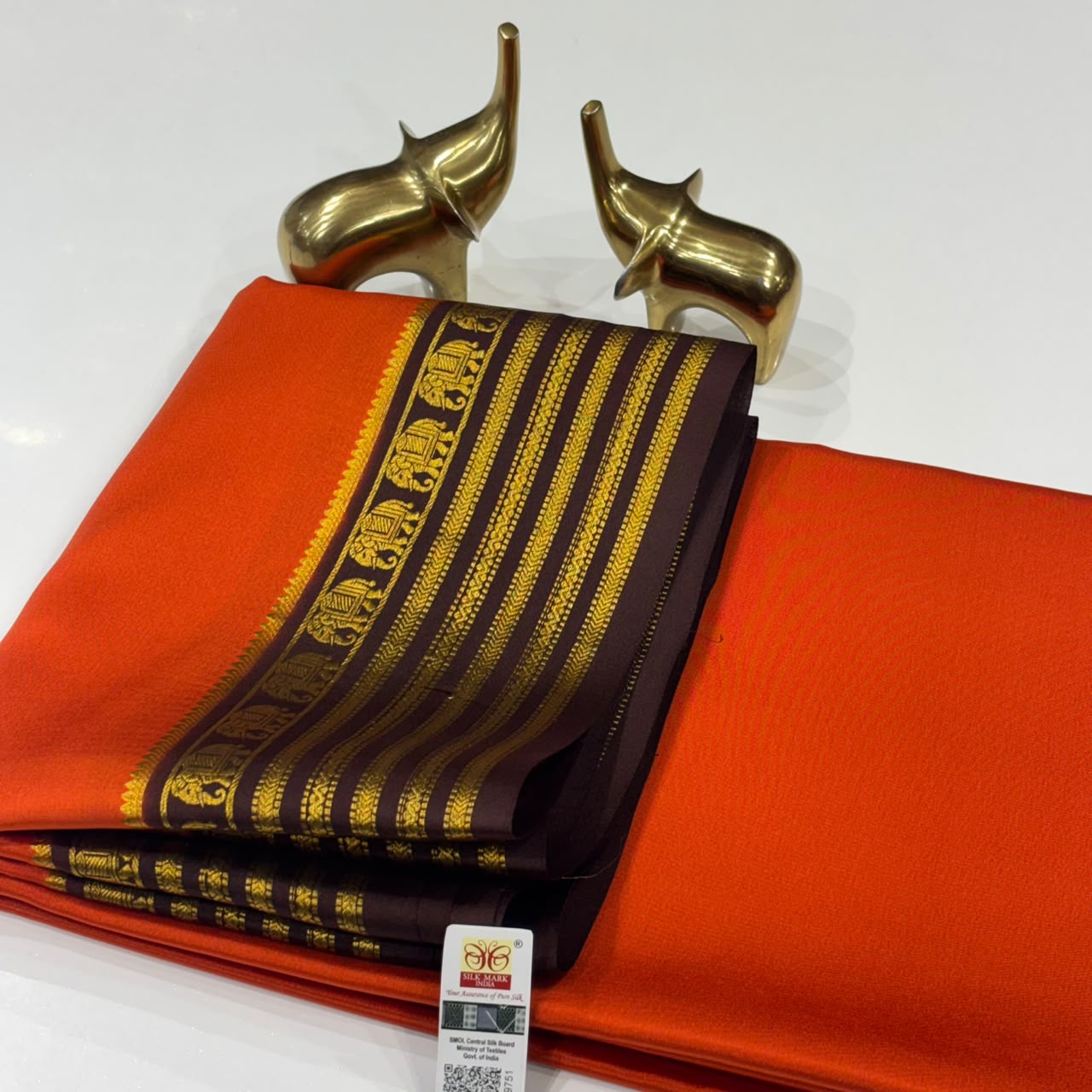 Pure Mysore Crepe Silk Saree
