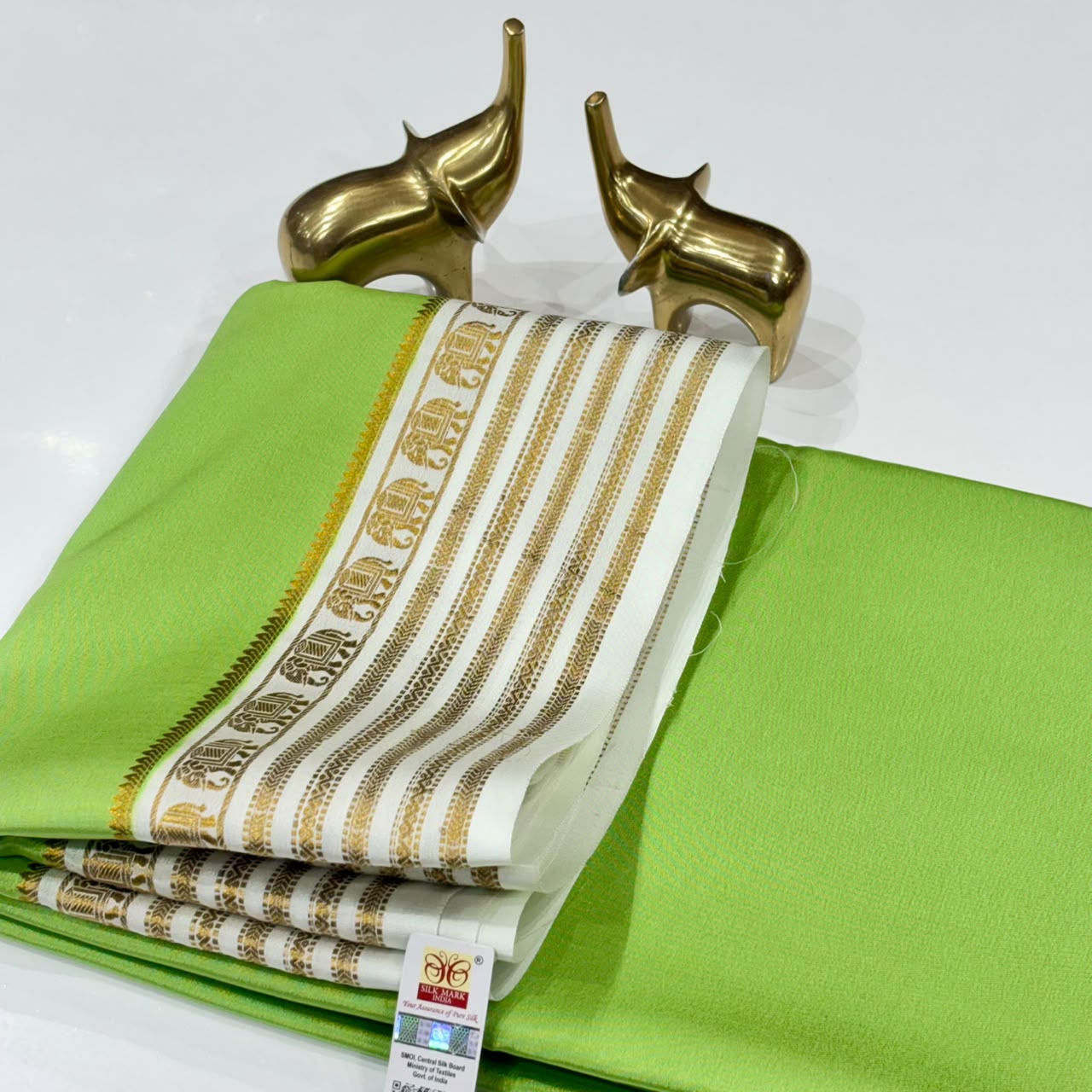 Pure Mysore Crepe Silk Saree