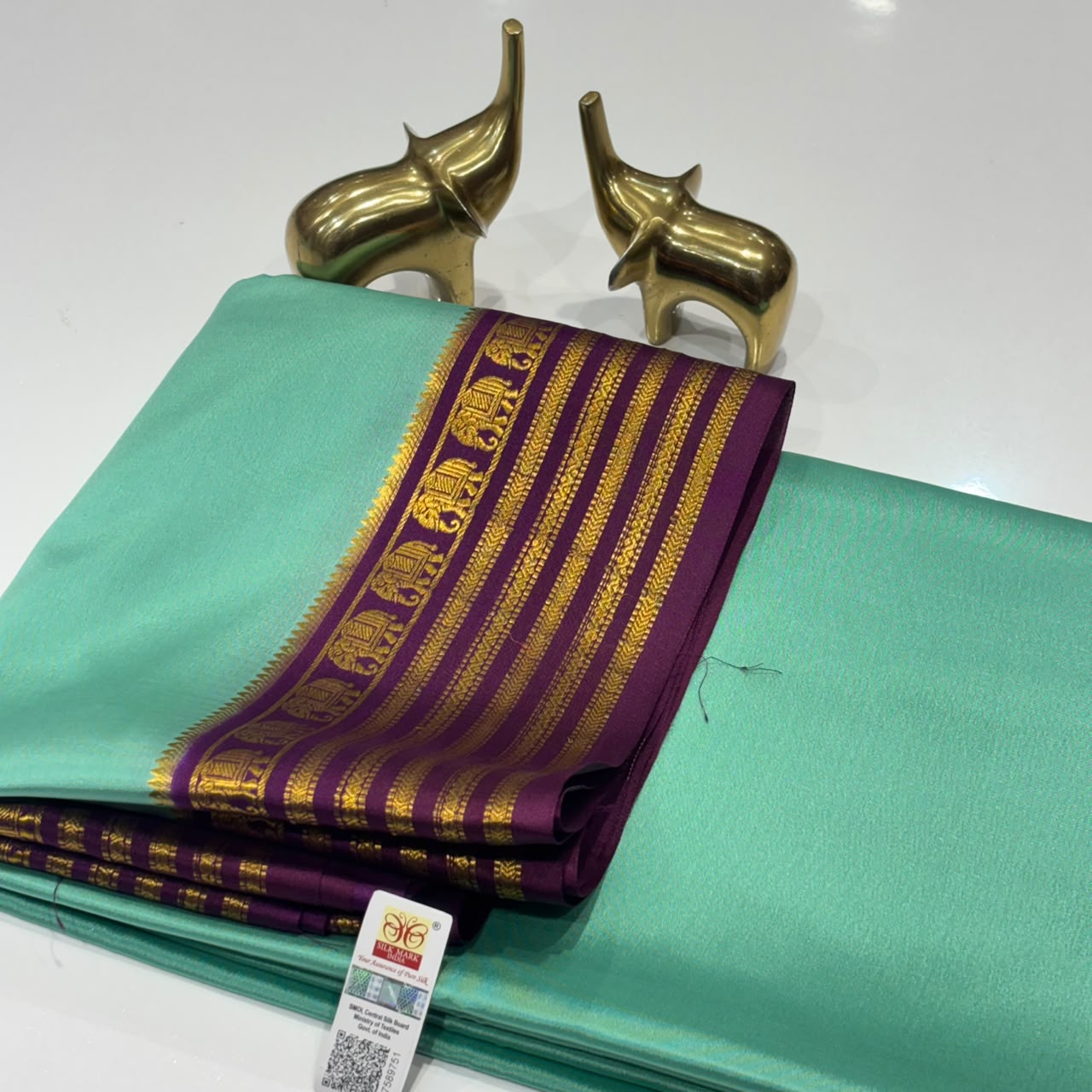 Pure Mysore Crepe Silk Saree