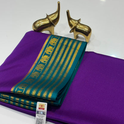Pure Mysore Crepe Silk Saree