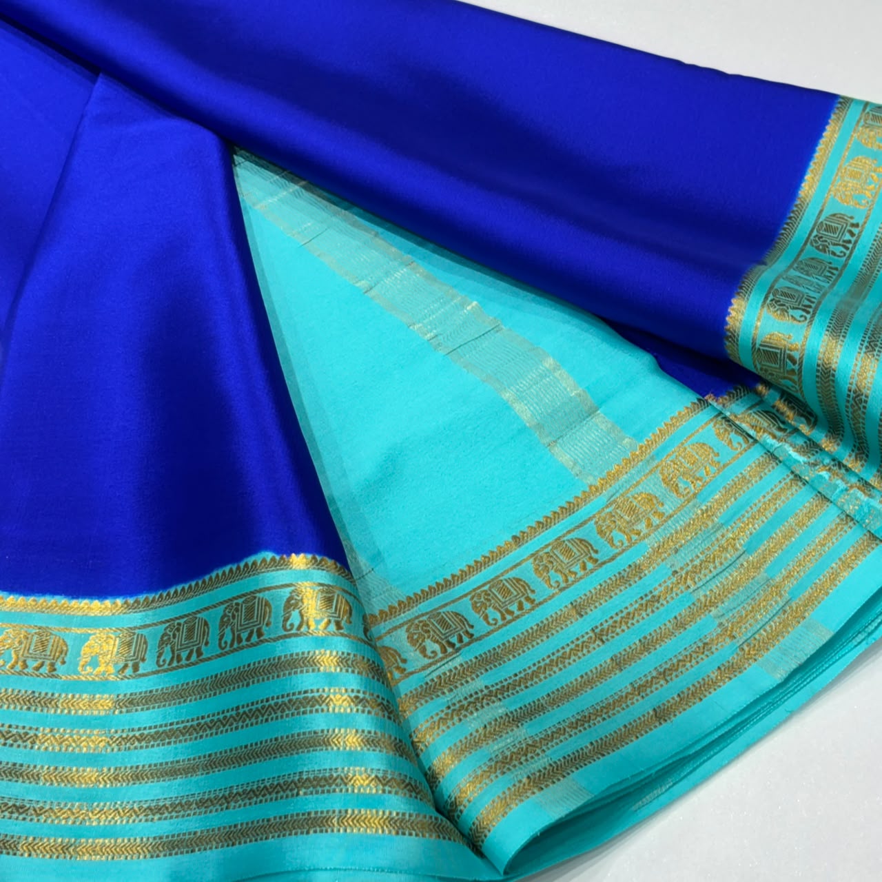 Pure Mysore Crepe Silk Saree