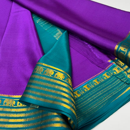 Pure Mysore Crepe Silk Saree