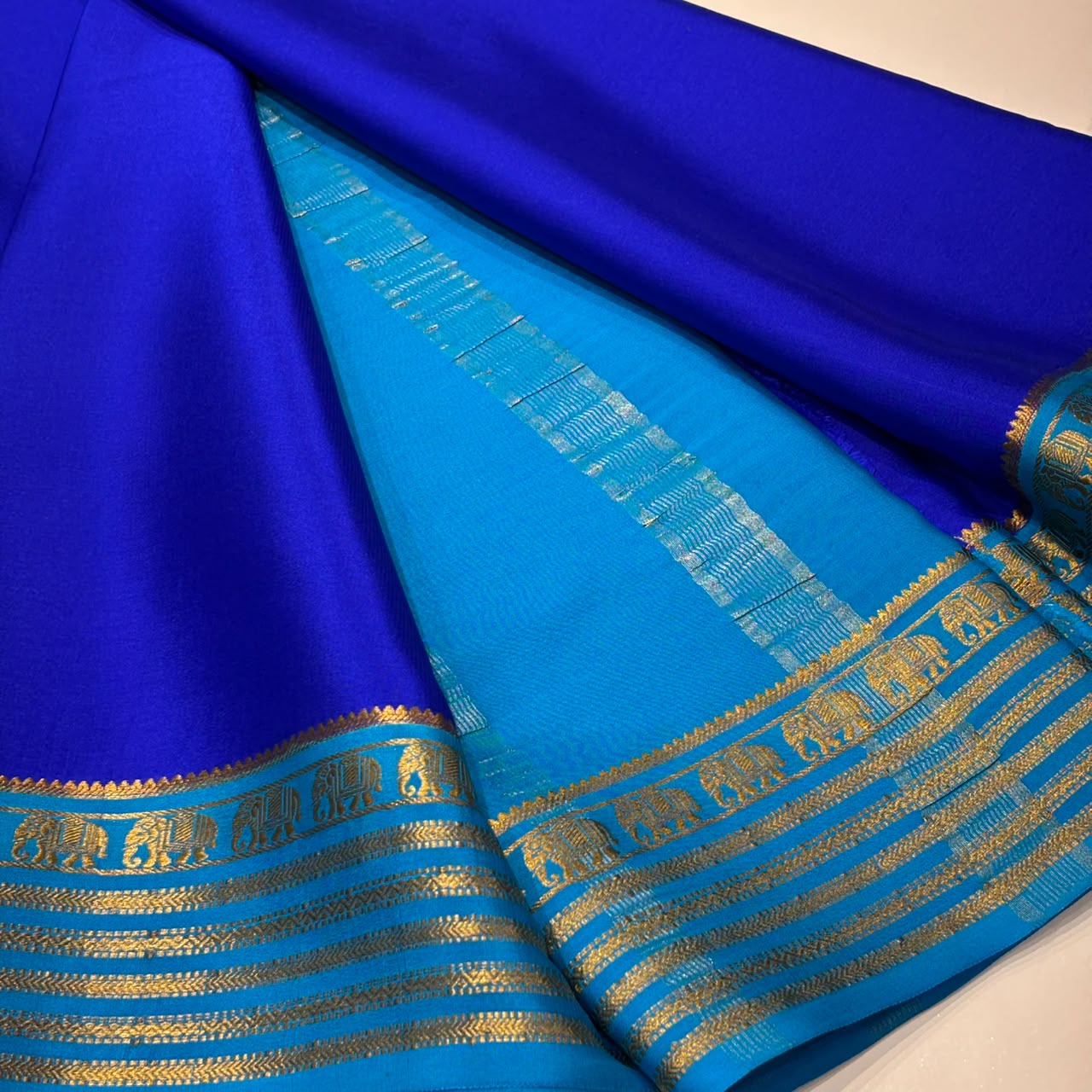 Pure Mysore Crepe Silk Saree