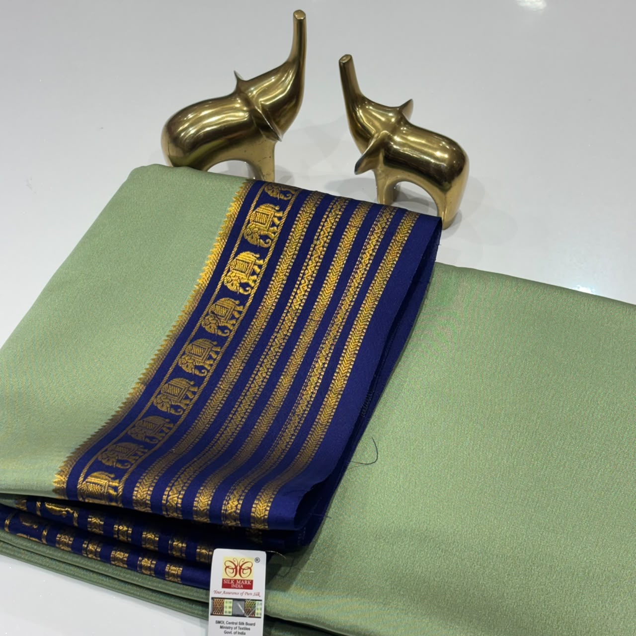 Pure Mysore Crepe Silk Saree