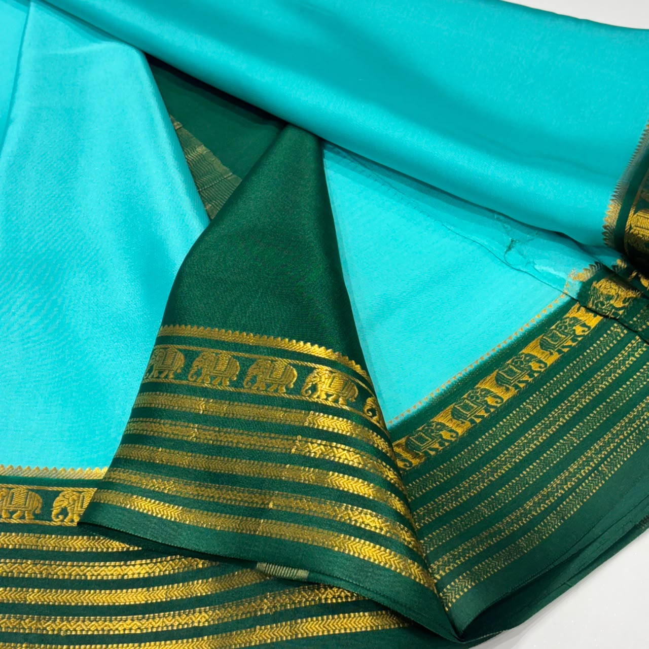 Pure Mysore Crepe Silk Saree