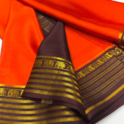 Pure Mysore Crepe Silk Saree